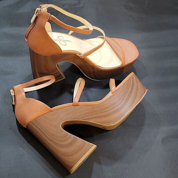 BRAND NEW JESSICA SIMPSON OPEN PLATFORM HEELS - Picture 13 of 14